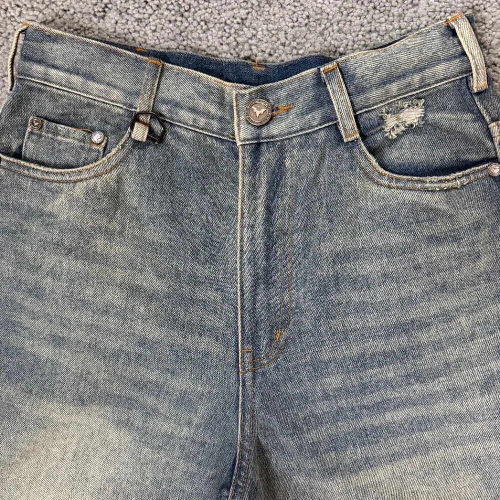Ditch Baggy Denim Jeans in Blue Stone Wash in Sz. 28x28 - Skater - Excel. Cond.